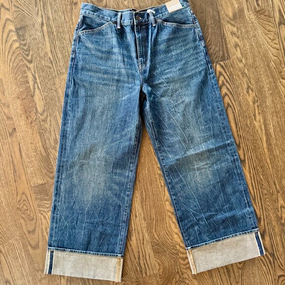 Madewell x Kaihara Superwide Leg Jeans tagged size 31 x 31 - Picture 2 of 6